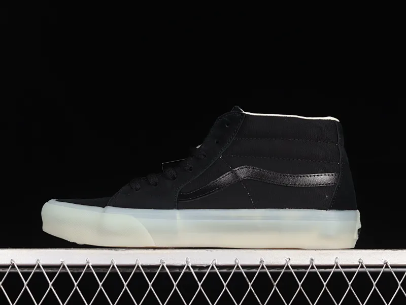 All categories Vans Vans series Vans Mid Vans China Vans SK8-Mid Vans transparent luminous black Chinese casual sneakers VN0A3WM3ABC